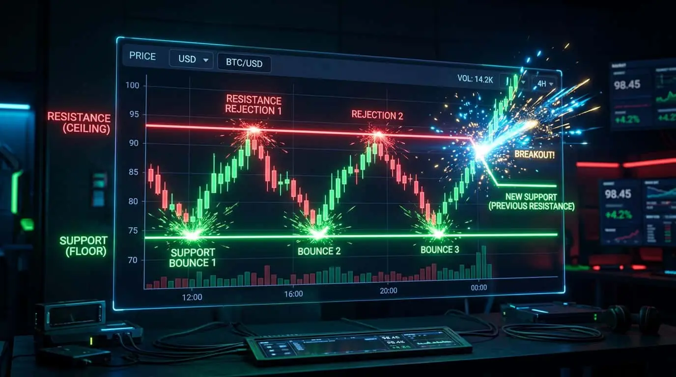 Support & Resistance — trading education article