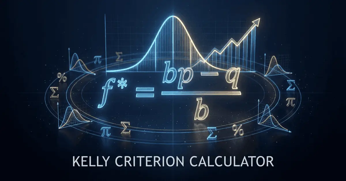 Kelly Criterion — free trading calculator