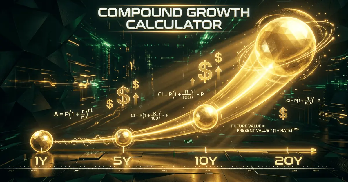 Compound Growth — free trading calculator