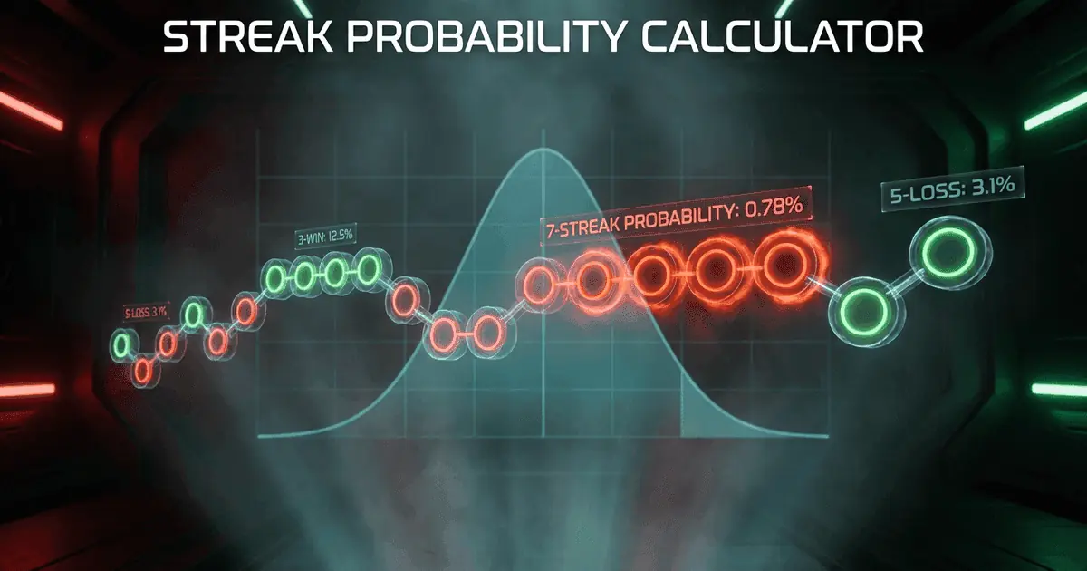 Streak Probability — free trading calculator
